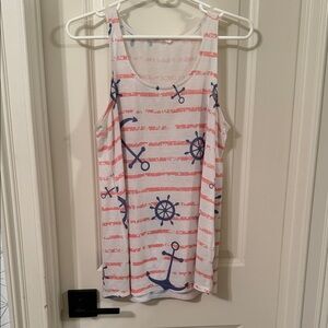 Bo Bel boutique Nautical Striped Tank Top